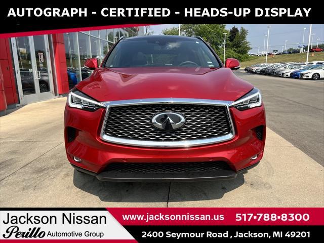 Used cars for sale 2022 INFINITI QX50 Autograph, price is 36775, vin 3PCAJ5DB5NF113655 in Jackson, MI, dealer name is Jackson Nissan Best Dream car image